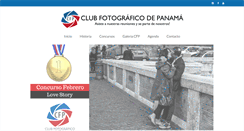 Desktop Screenshot of clubfotograficodepanama.com